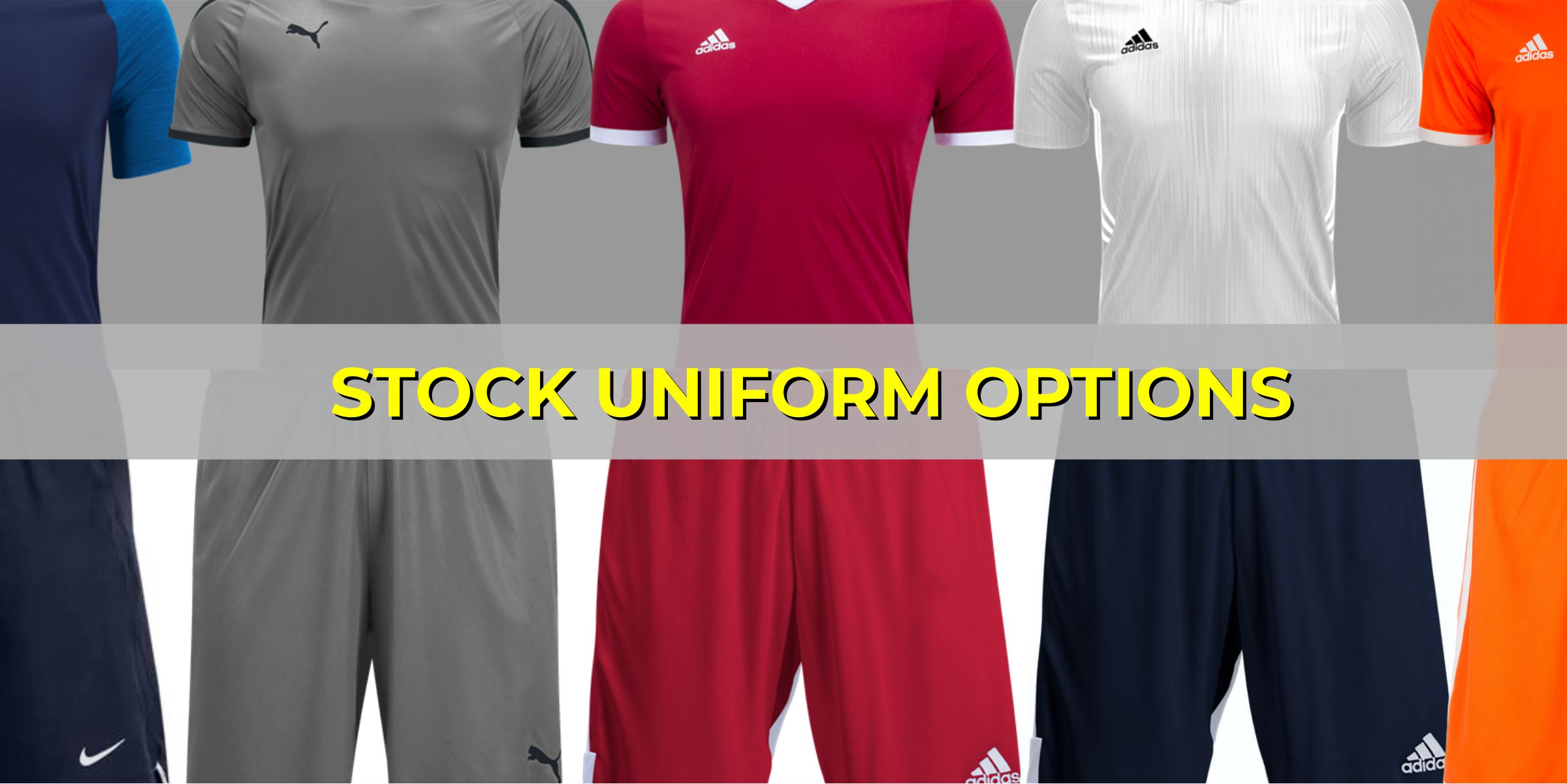 Stock Soccer Uniforms