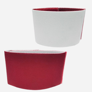 Shin Guard Stay (Reversible) - Maroon/White GUARDSTAY11