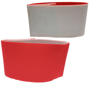 Shin Guard Stay (Reversible) - Red/White GUARDSTAY10
