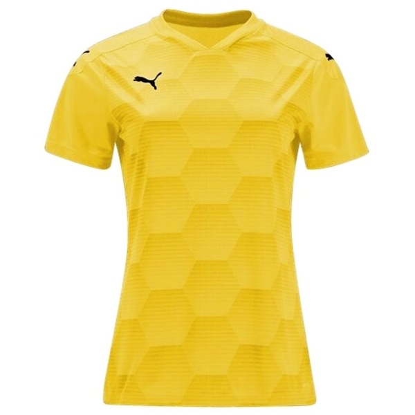 Puma Women's Team Final 21 Graphic Jersey - Cyber Yellow/Spectra Yellow 704368-07