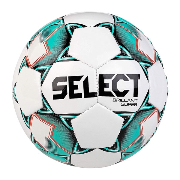 Select Brilliant Super Mini Soccer Ball - White/Green 2015910006