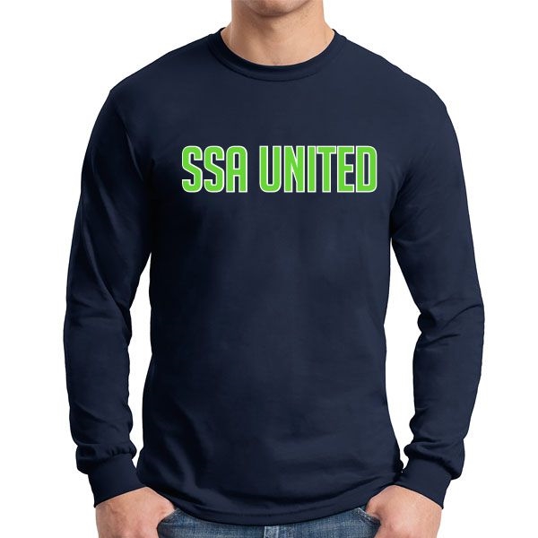 SSA United Long Sleeve T-Shirt - Navy SSALTeeNavy