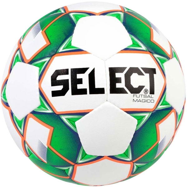 Select Futsal Magico Soccer Ball - White/Green 1480050400010101