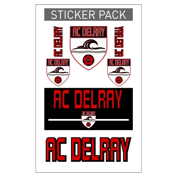 AC Delray Sticker Pack ACD-STICKER