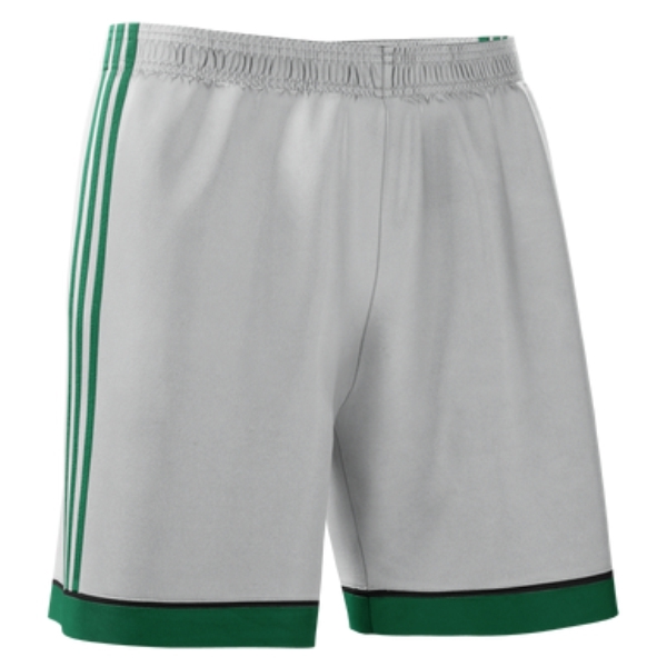 adidas mi Squadra 17 Shorts - Stone Grey/Bold Green CF0394-GBG