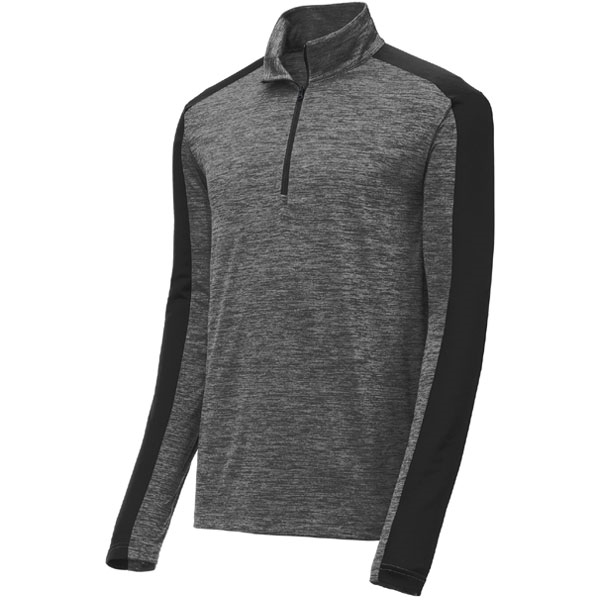 Sport Tek Youth Posi Charge 1/4 Zip Pullover Top - Grey YST397Gry