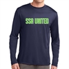 SSA United Long Sleeve Performance Shirt - Navy SSALPerTeeNav