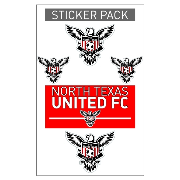 North Texas United Sticker Pack NTU-Sticker