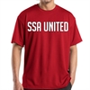 SSA United Short Sleeve Performance Shirt - Red SSAPerTee