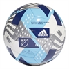 adidas MLS Club 2021 Soccer Ball - White/Silver/Blue GK3495