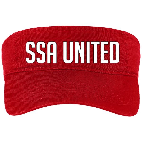 SSA United Visor - Red SSAVisor