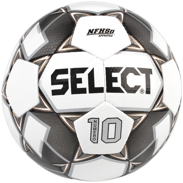 Select Numero 10 Ball IMS - NFHS Approved - White/Black/Gold 0275150115
