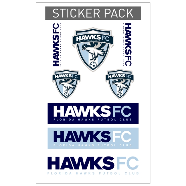 Florida Hawks FC Sticker Pack FHFC-STICKER