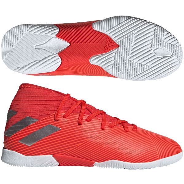 adidas Junior Nemeziz Tango 19.3 IN - Active Red/Silver Metallic Indoor F99945