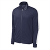 Sport-Tek Youth Tricot Track Jacket - Navy JST94