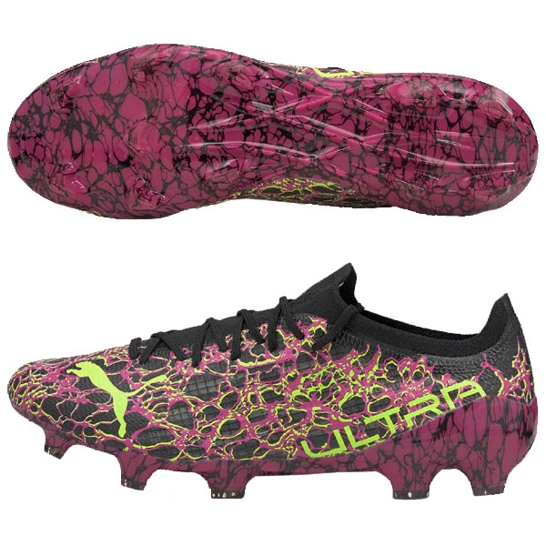 Puma Ultra 1.3 FG - Black/Purple/Green 106477-01