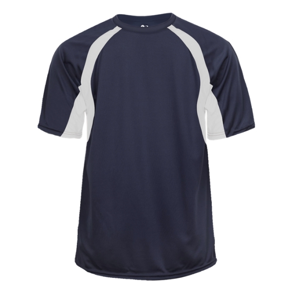 Badger Hook Tee - Navy/White 414400NW