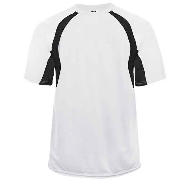 Badger Hook Tee - White/Black 414400W