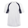 Badger Hook Tee - White/Navy 414400WN