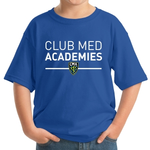 Club Med Academies Youth T-Shirt - Blue CMA-5000B