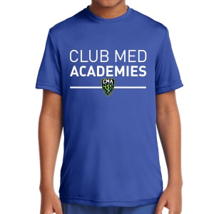 Club Med Academies Youth Performance Shirt - Blue CMA-YST350