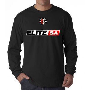 Elite SA Long Sleeve T-Shirt - Black  Elite-LTee