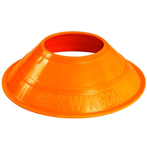 Kwik Goal Mini Disc Cones Hi-Vis - Orange 6A1420101
