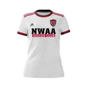 NWAA SC adidas Women's mi Competition 21 Jersey - White/Red NWAA-GL7246-WR