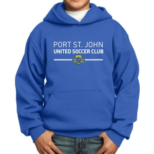 Port St. John United SC Youth Hooded Sweatshirt - Blue PSJU-PC90YH