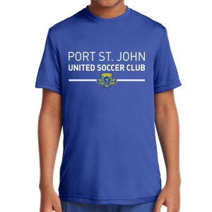 Port St. John United SC Club Youth Performance Shirt - Blue PSJU-YST350