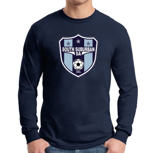 South Suburban Soccer Academy Long Sleeve T-Shirt- Navy SSSA-G5400