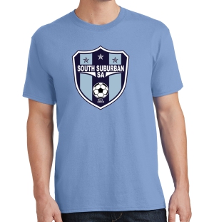 South Suburban Soccer Academy T-Shirt - Light Blue SSSA-PC54