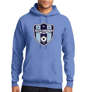South Suburban Soccer Academy Hooded Sweatshirt - Light Blue SSSA-PC78H-LB