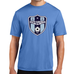 South Suburban Soccer Academy Performance Shirt - Light Blue SSSA-ST350-LB