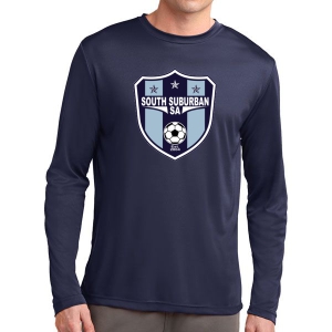 South Suburban Soccer Academy Long Sleeve Performance Shirt - Navy SSSA-ST350LS