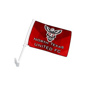 North Texas United Custom Car Flag CarFlagTU