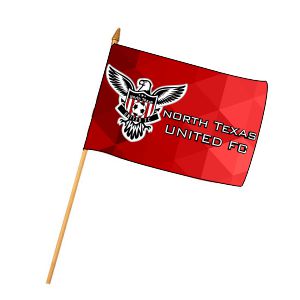 North Texas United Custom Mini Flag MiniFlagTU