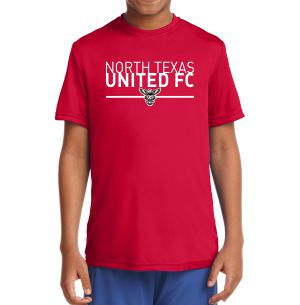 Texas United FC Youth Performance Shirt - Red YST350Rd