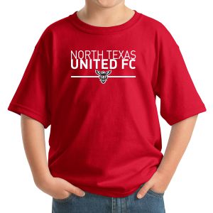 Texas United FC Youth T-Shirt - Red 5000Re