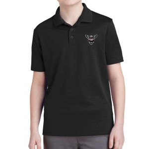Texas United FC Youth Polo Shirt - Black YST640Bl