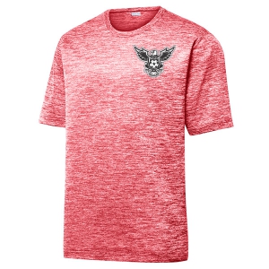 North Texas United Heather Performance Shirt - Deep Red/Electric ST390-NTU