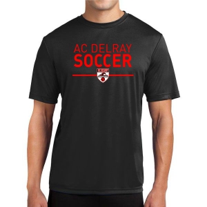 AC Delray Short Sleeve Performance Shirt - Black AC-ST350BLK
