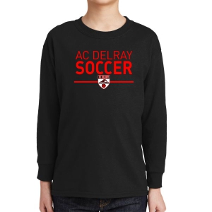 AC Delray Youth Long Sleeve T-Shirt - Black