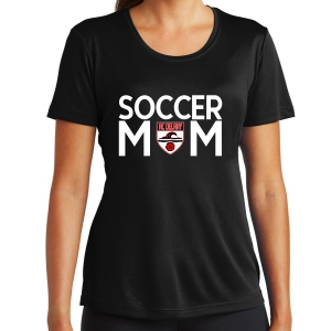 Ac Delray Women's Soccer Mom Performance Shirt - Black LST350-ACD
