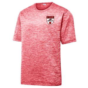 AC Delray Heather Performance Shirt - Deep Red/Electric ST390-ACD