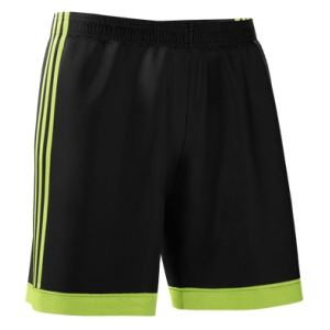 adidas mi Squadra 17 Shorts - Black/Solar Green CF0394-BSG