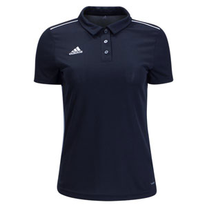 adidas Women's Core 18 Polo - Black CE9039