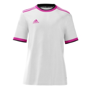 adidas mi Competition 21 Jersey - White/Pink/Black GL7248WPN