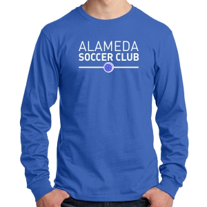 Alameda Soccer Club Long Sleeve T-Shirt - Blue ASC-PC54LS