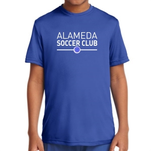 Alameda Soccer Club Youth Performance Shirt - Royal Blue ASC-YST350Bl